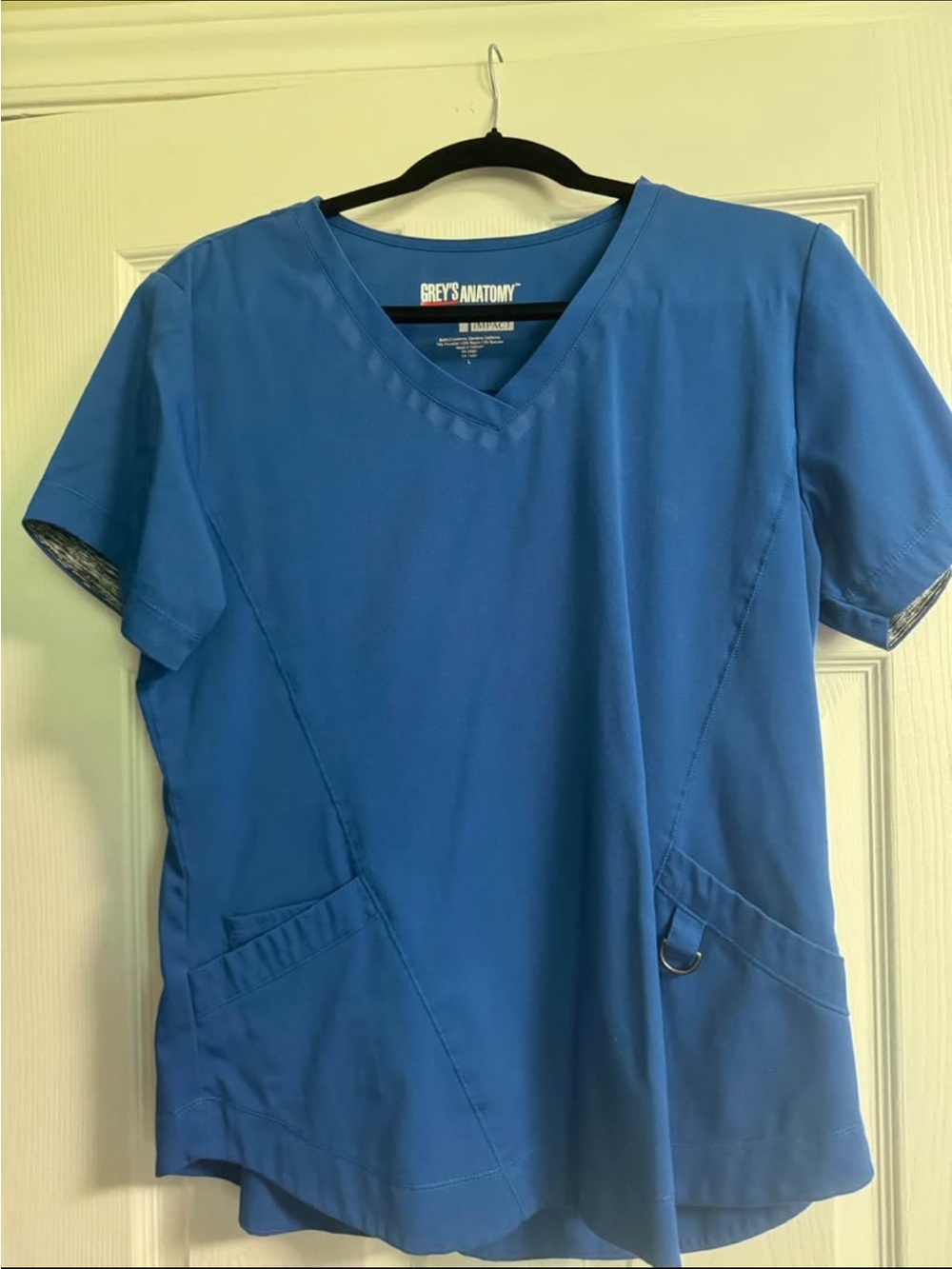 Grey's Anatomy V-Neck Scrub Top - Royal Blue